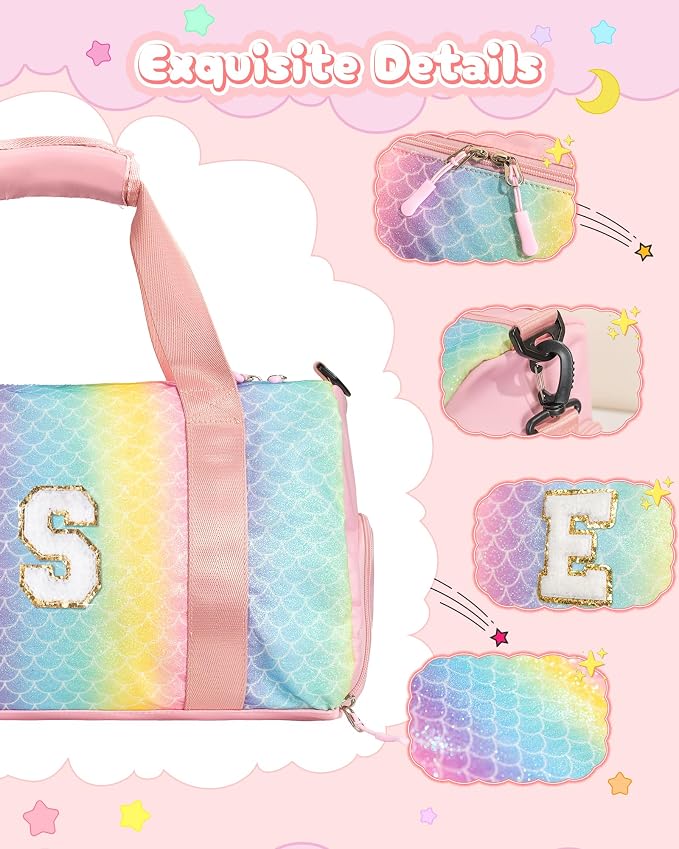 Dorm Room Essentials for Girls-Girl Gym Bag - Image 4