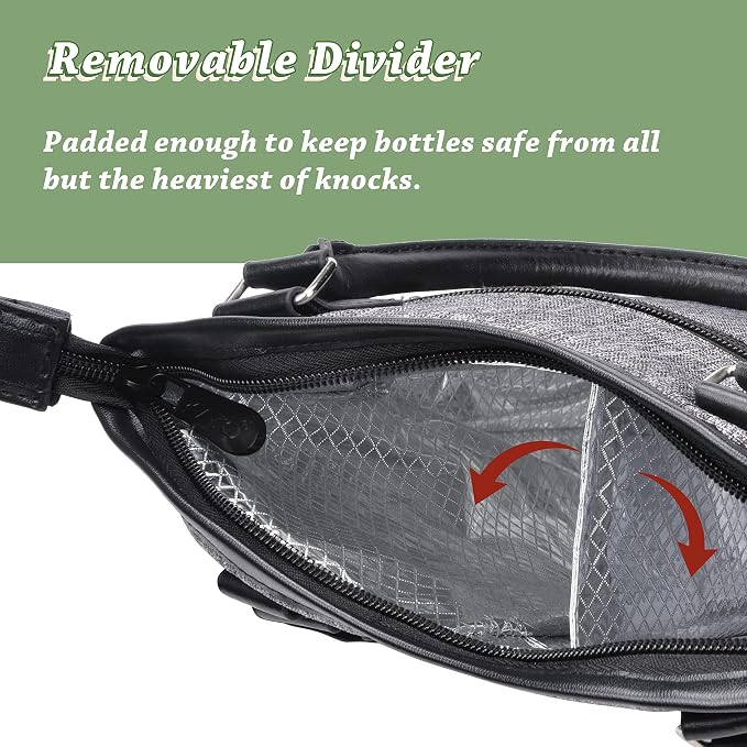 Tirrinia Insulated Wine Gift Carrier Tote - Image 2