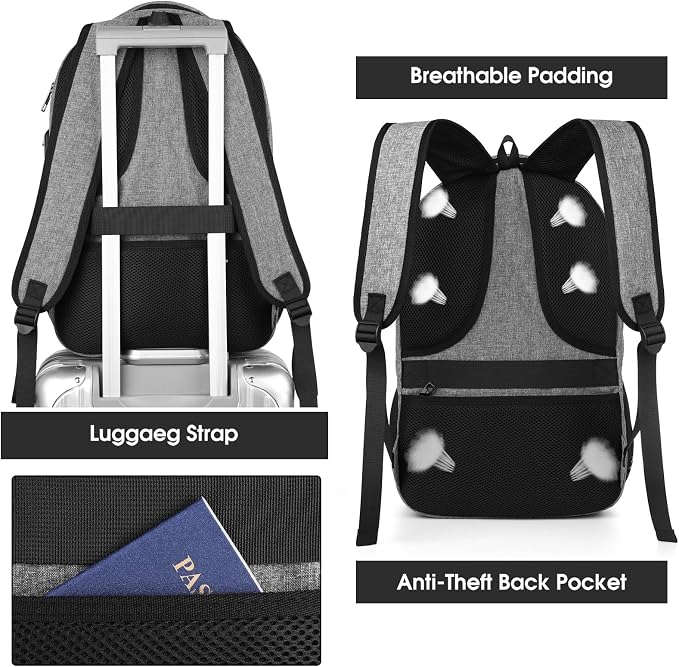 Backpack for Men and Women, Backpacks for School Teens, Travel Laptop Backpack - Image 6