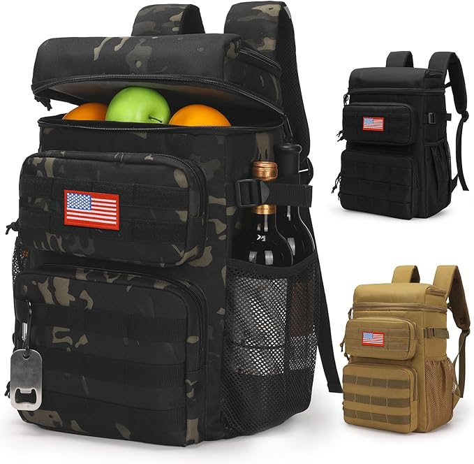 Tactical Backpack Cooler, Soft Lightweight Leakproof Cooler Backpack, Insulated by ATRIPACK