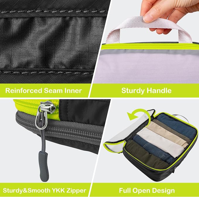 Cipway Compression Packing Cubes, See Through Mesh Luggage Organizer Bags - Image 6