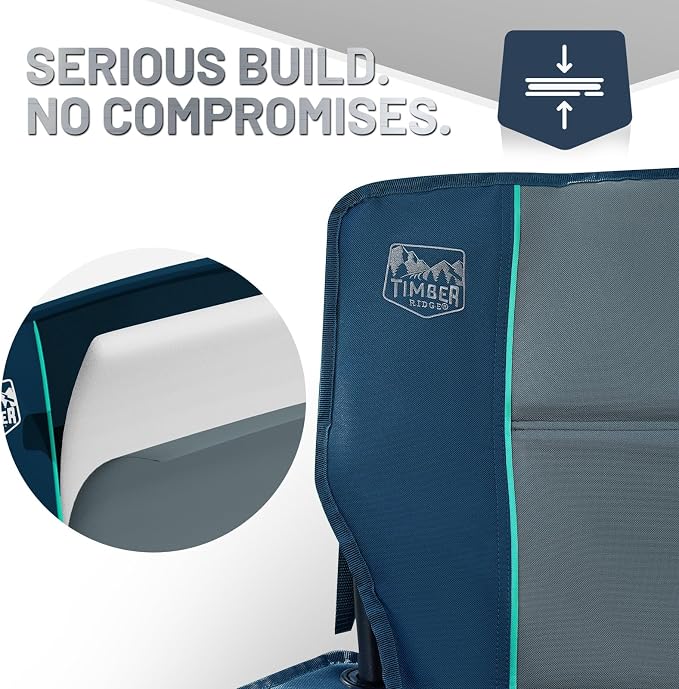 Timber Ridge 550 LBS Oversized Folding Camping Chair - Image 5