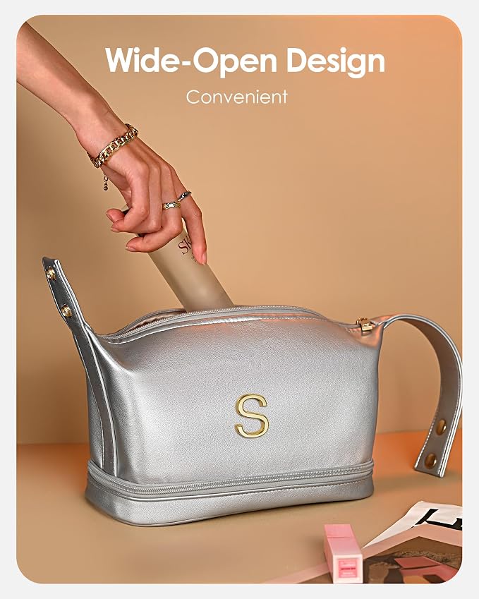 Customized Gifts for Women, Monogrammed Makeup Bag - Image 4