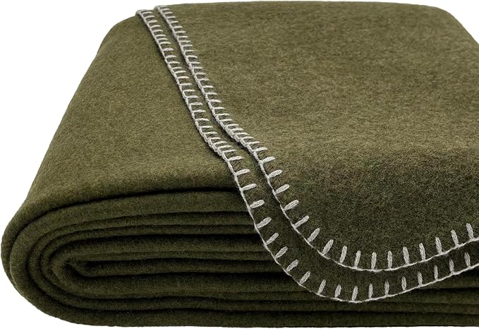 EKTOS 100% Virgin Wool Blanket, Warmest by EKTOS