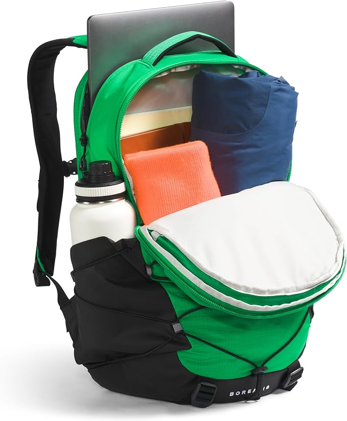 The North Face Borealis Commuter Laptop Backpack, Optic Emerald/TNF Black - Image 4