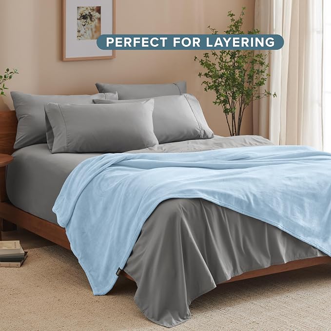 Bare Home Fleece Blanket - Image 7