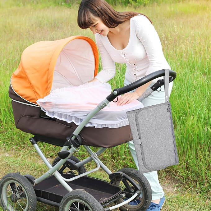 Accmor Portable Diaper Changing Pad, Waterproof Baby Changing Mat, Baby Diaper - Image 7
