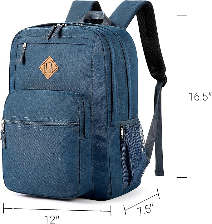 ZORFIN 26L Backpack for College, and Travel: Water Resistant Bookbag - Image 3