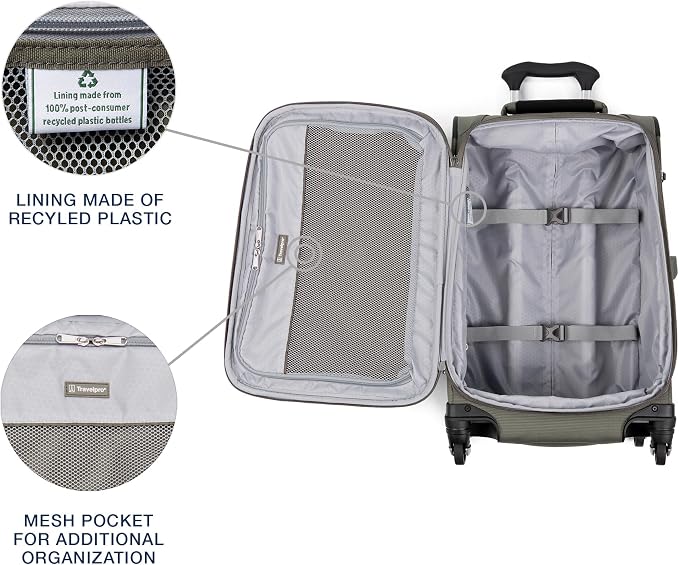 Travelpro Maxlite 5 Softside Expandable Carry on Luggage - Image 3