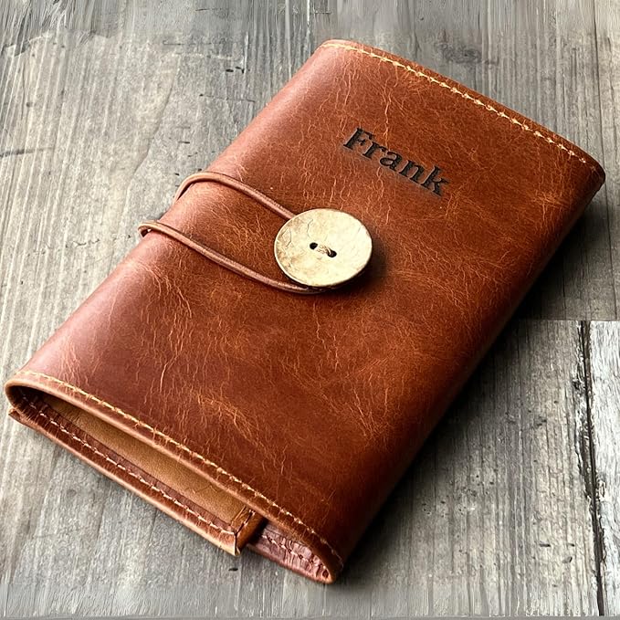 HARDISTON Custom Leather Electronic Organizer Roll – Personalized Cord Pouch - Image 9
