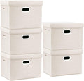 TYEERS Large Storage Bins with Lids, Collapsible, Fabric Storage Boxes by StorageOrganization