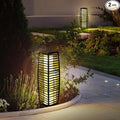 Solar Powered Outdoor Floor, 2 Piece Outdoor Floor Lamps, Solar Lanterns by OLYMSOLD