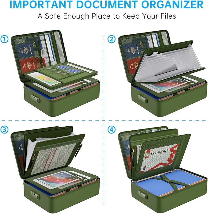ENGPOW 5200℉ Fireproof File Organizer Bag - Image 3