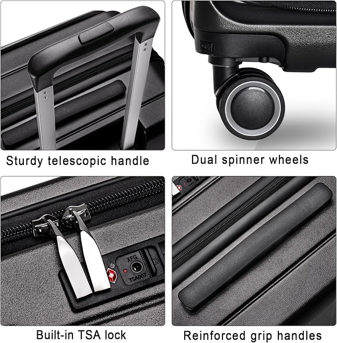 Luggage Sets 3 Piece, ABS Lightweight 20in/24in/28in Luggage, Expandable Carry - Image 5