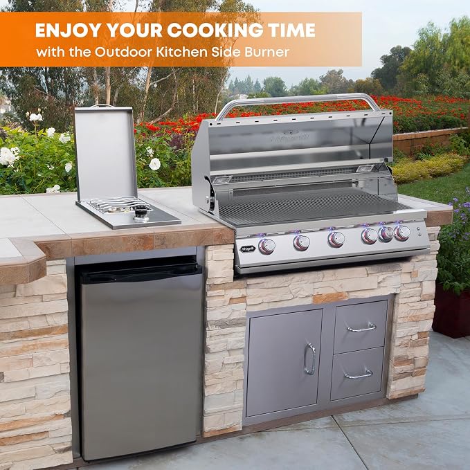Stanbroil Built-in Stainless Steel Side Burner - Image 5