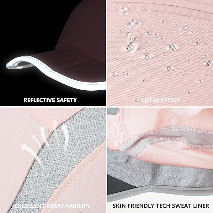 GADIEMKENSD Reflective Folding Outdoor Hat Unstructured Design UPF 50+ Sun - Image 6