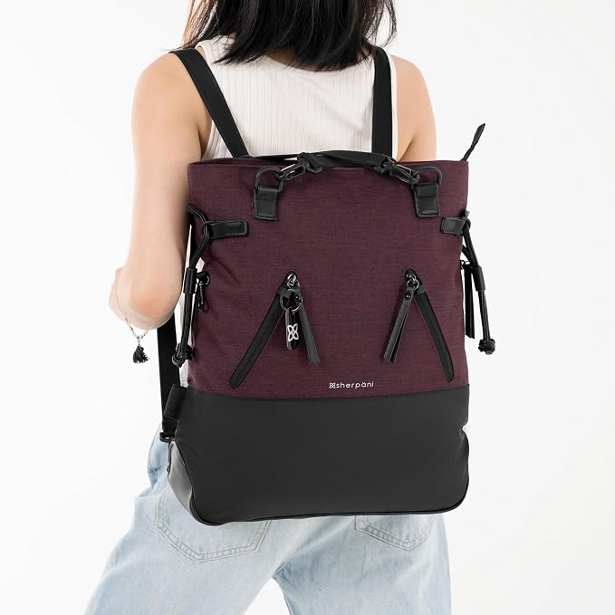 Sherpani Tempest, Anti-Theft Convertible Backpack, Teacher Tote Bag, Travel - Image 5
