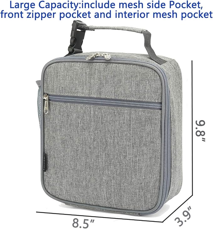 FlowFly Kids Lunch box Insulated Soft Bag Mini Cooler Back to School Thermal - Image 3