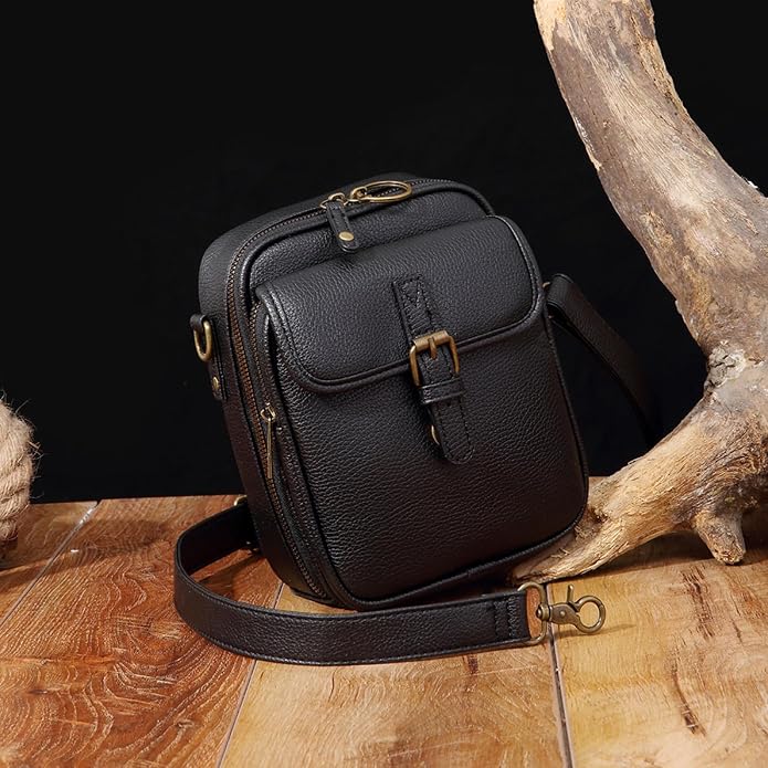1060 Leather Crossbody Bags for Women Anti-Theft Vegan Purse - Image 4