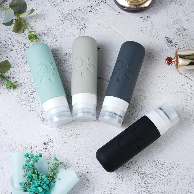 Travel Bottles for Toiletries, TSA Approved Travel Containers 3oz Leak Proof - Image 4