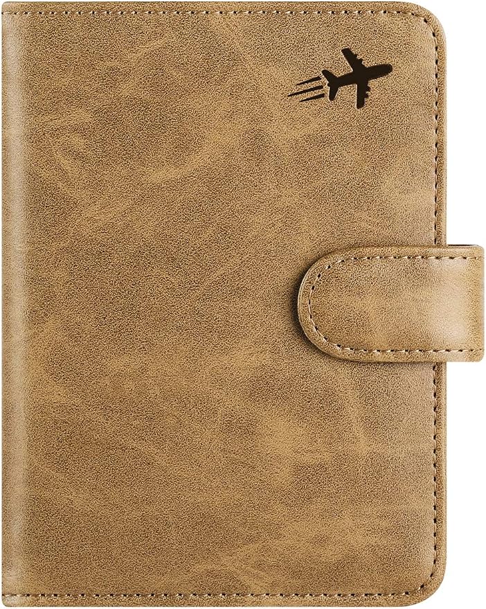 Passport Holder Cover Wallet RFID Blocking Leather Card Case Travel Accessories by PASCACOO