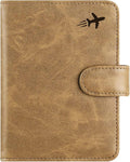 Passport Holder Cover Wallet RFID Blocking Leather Card Case Travel Accessories by PASCACOO