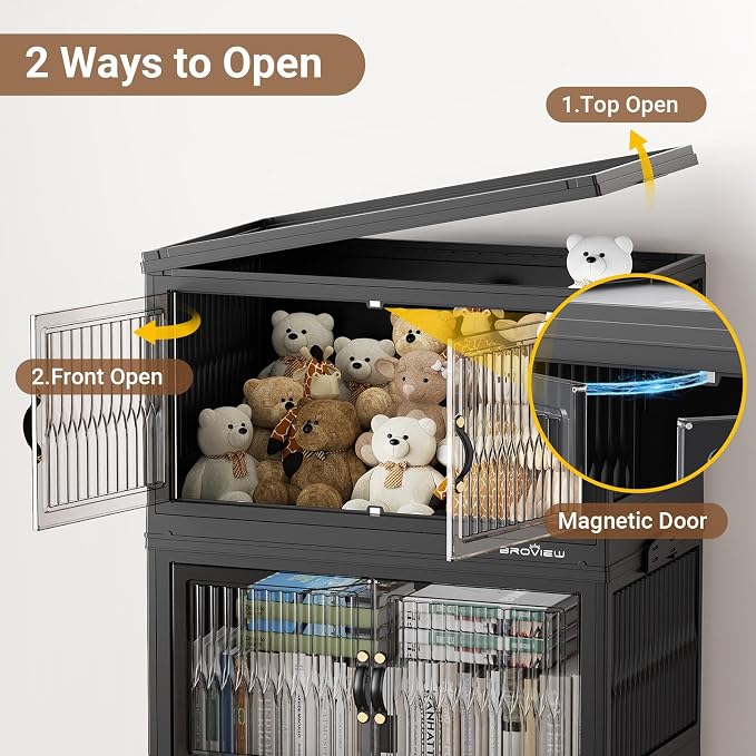 BROVIEW 400Qt Stackable Storage Bins - Image 3