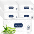 200 Pcs Wet Wipes Individually Wrapped, Aloe Vera Hand Wipe, Disposable Skin by IJRPLM