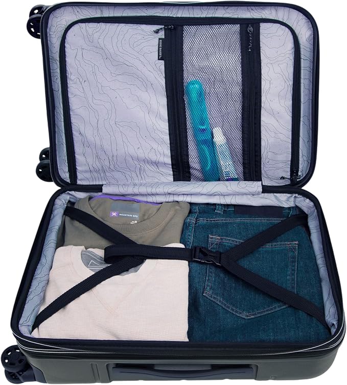 Eddie Bauer Glacier Checked 30" Luggage | Hardside | Spinner Wheels | - Image 7