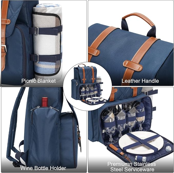 Picnic Backpack for 4 Person - Image 6