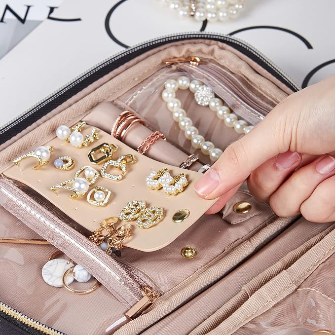 NISHEL Travel Jewelry Case, Holiday Organizer - Image 6