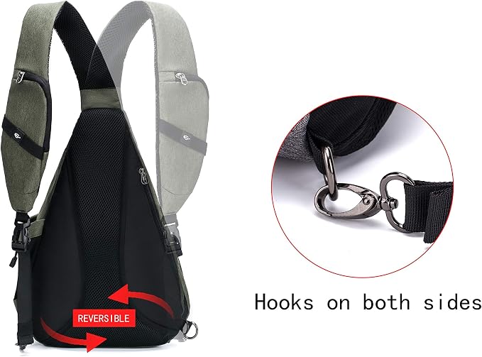 Water-Proof Sling bag/Crossbody Backpack/Shoulder Bag - Image 7
