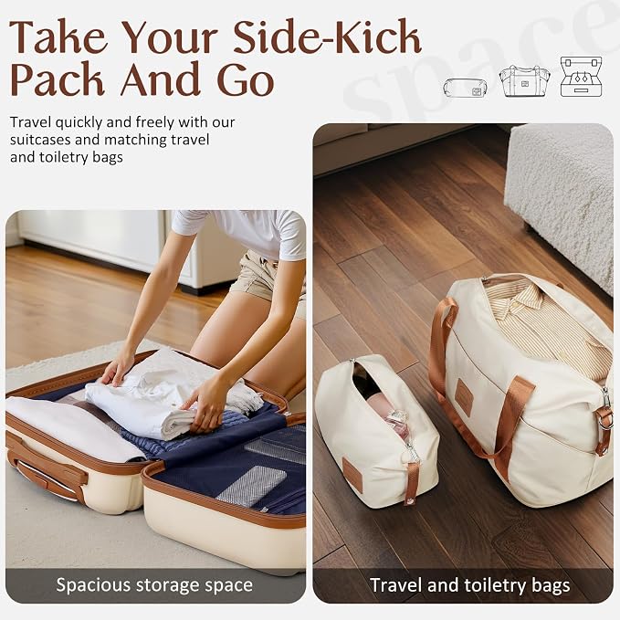 COOLIFE Luggage Carry On Luggage Suitcase Softside Wheeled Luggage Lightweight - Image 6
