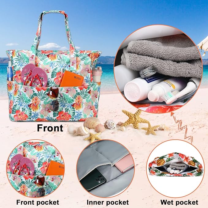 Waterproof Beach Tote Pool Bags - Image 4