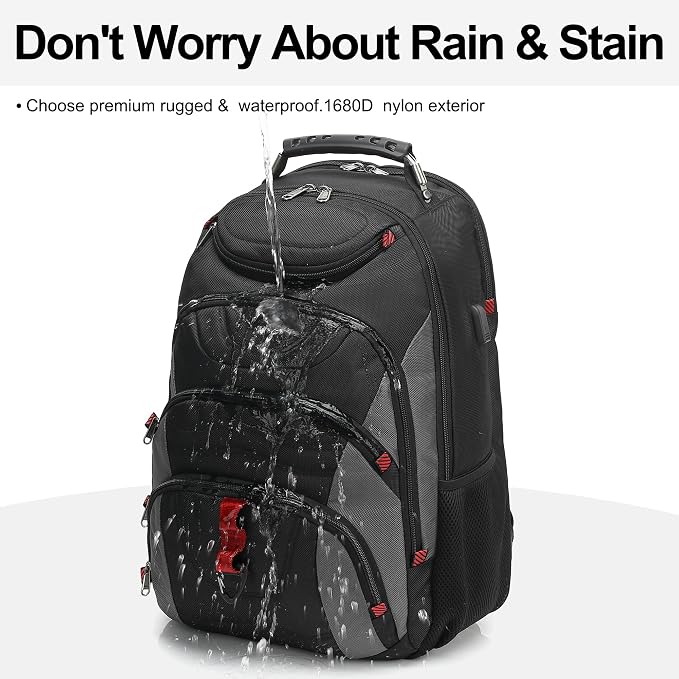 Boavan Laptop Backpack for men, 17.3 inch Laptop Bag - Image 6