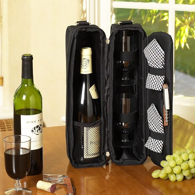 Picnic at Ascot Insulated Wine Tote - Image 4
