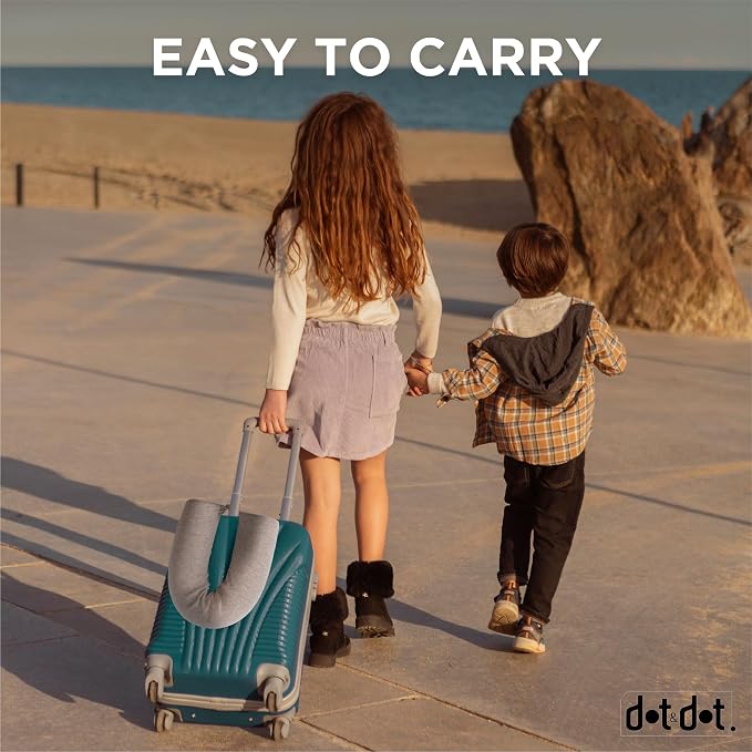 Dot&Dot Twist Memory Foam Kids Travel Pillow - Image 4