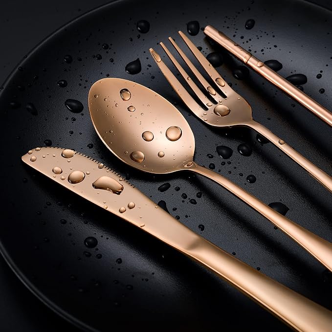 Boulder Bee Travel Utensils | Reusable Camping Cutlery | Stainless Steel - Image 5