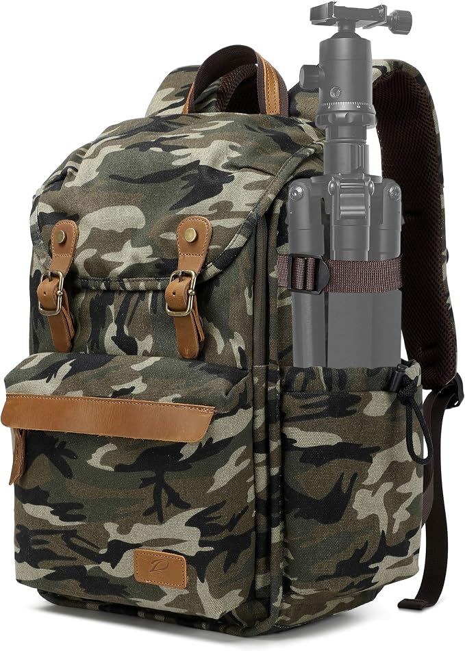 Padwa Lifestyle Camouflage Camera Backpack - Image 9