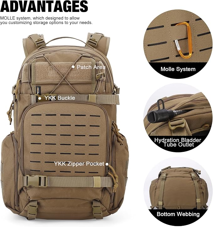 Mardingtop 35L Molle Tactical Military Backpack - Image 4