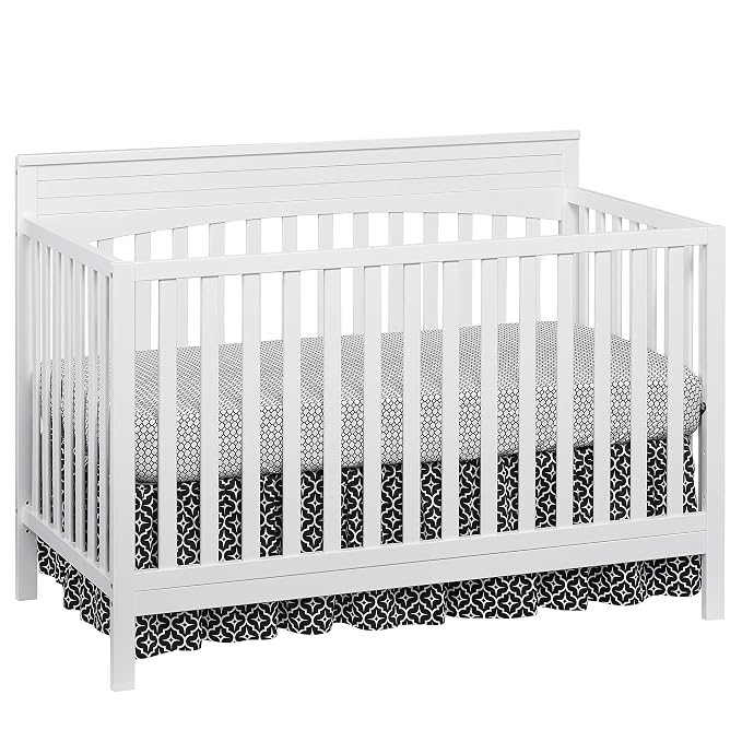 Oxford Baby Harper 4-in-1 Convertible Crib, Snow White by OxfordBaby