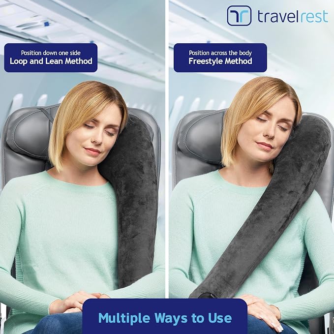 TRAVELREST All-in-One Neck & Body Pillow, Advanced Support Design, Travel - Image 7