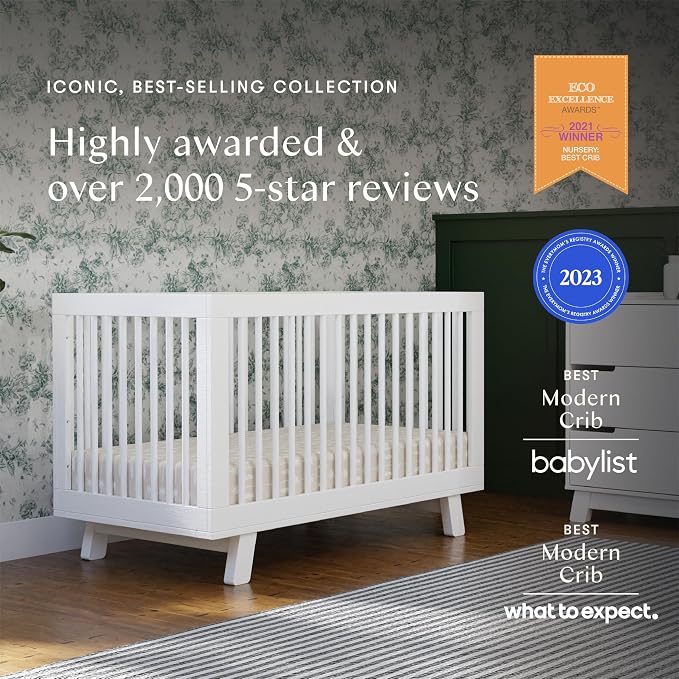 Babyletto Hudson 3-in-1 Convertible Baby Crib - Image 4