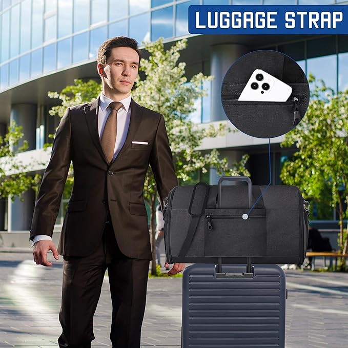 Convertible Duffle Bags for Travel Carry On Suit Duffle Bags - Image 5