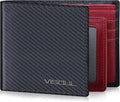 VISOUL Wallet for Men with 2 ID Windows 8 Credit Card Slots 2 Cash Compartments by VISOUL