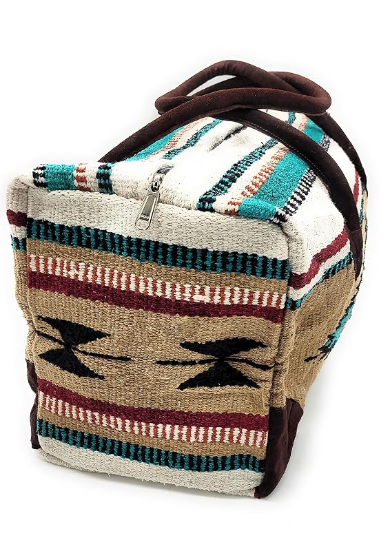 Southwestern Large Weekender Travel Bag Western Duffle Bag Boho Travel Bag - Image 4