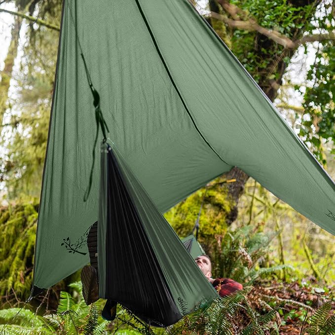 Wise Owl Outfitters Hammock Rain Fly – Waterproof Camping Tarp Cover - Image 5