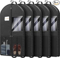 Travel Garment Bag Suits Clothes : 43 Inch 5 Packs Lightweight Breathable by Unknown