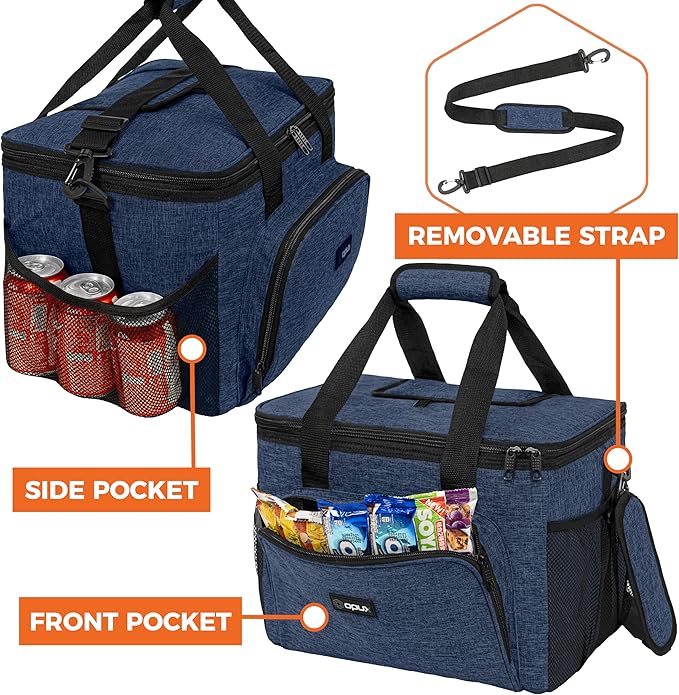 OPUX Soft Cooler Bag, Insulated Collapsible Lunch Cooler Tote - Image 6