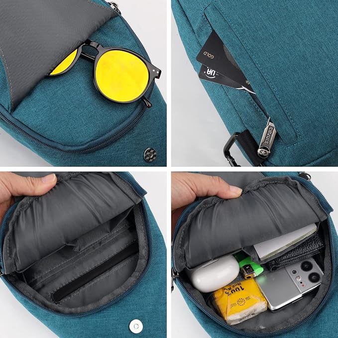 WATERFLY Small Crossbody Sling Backpack Anti Theft Backpack - Image 3